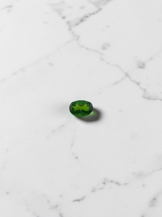 Jewelry - 0.55 Carat Oval Chrome Diopside Gemstone - Live Show Listing